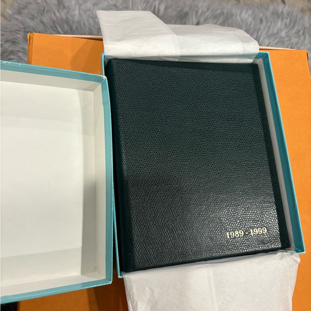 Tiffany & Co. Photo Album with Gold Rings
